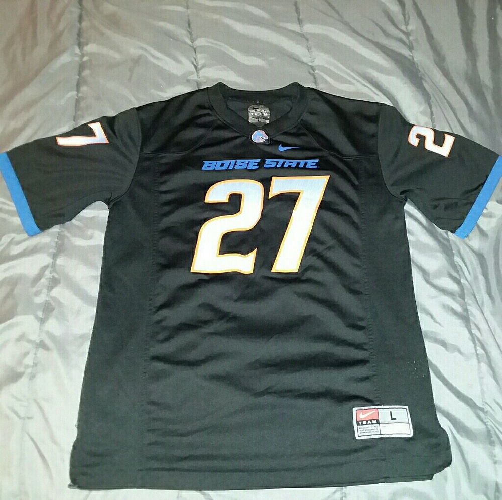 Nike Team #27 Boise State NCAA Jersey Youth L